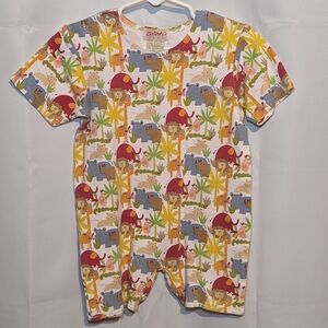 Zutano Baby Animal Print Romper